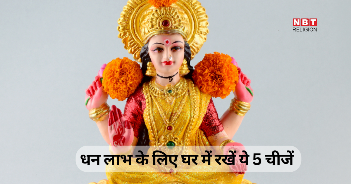 Vastu Dhan Labh ke upay: देवी लक्ष्मी होंगी आकर्षित घर में जरूर रखें ये 5 चीजें