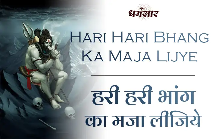 Hari Hari Bhang Ka Maja Lijye Bhajan | भजन - हरी हरी भांग का मजा लीजिये